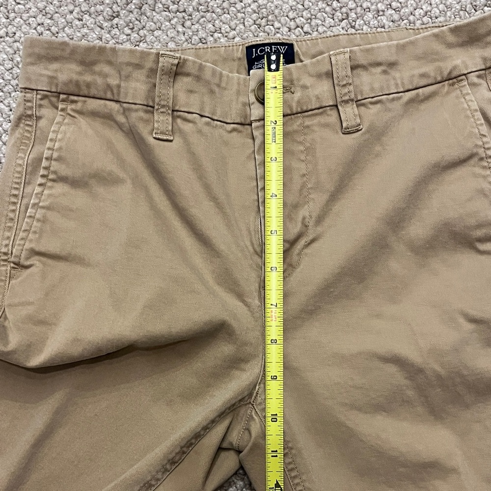 J. Crew High Rise Girlfriend Chino Pants - Khaki - Picture 7 of 13